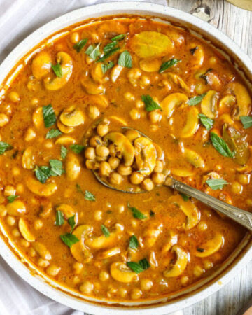 Simple Chickpea Curry Indian