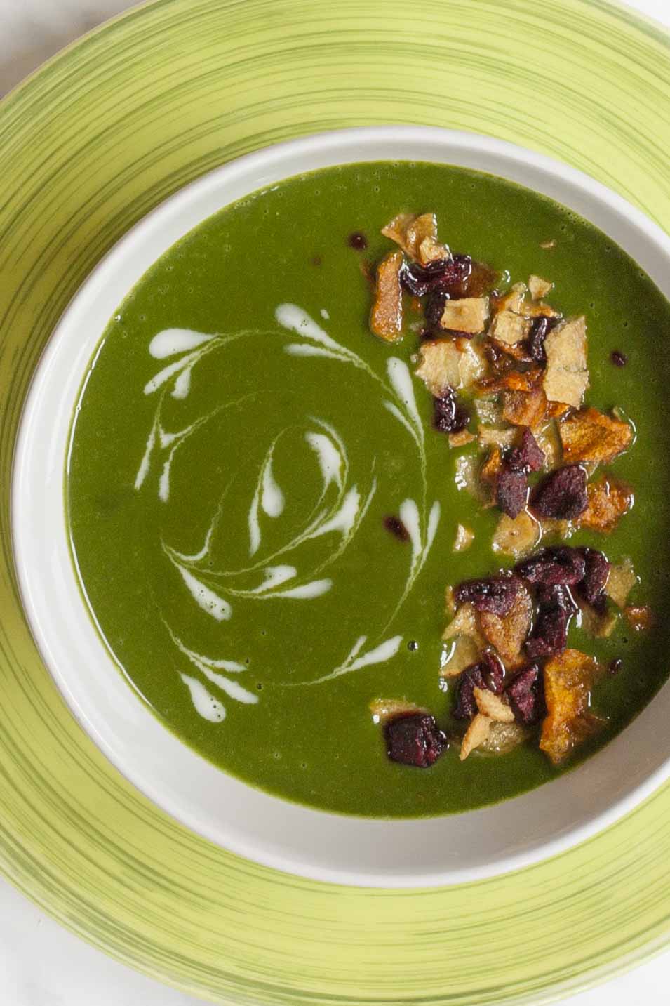 The Easiest Cream Of Spinach Soup Vegan My Pure Plants