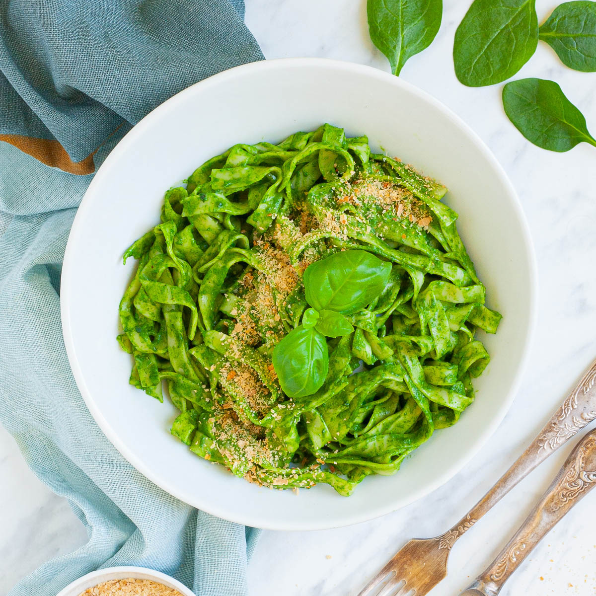 15min Spinach Pasta Sauce The Best Green Pasta Sauce My Pure Plants