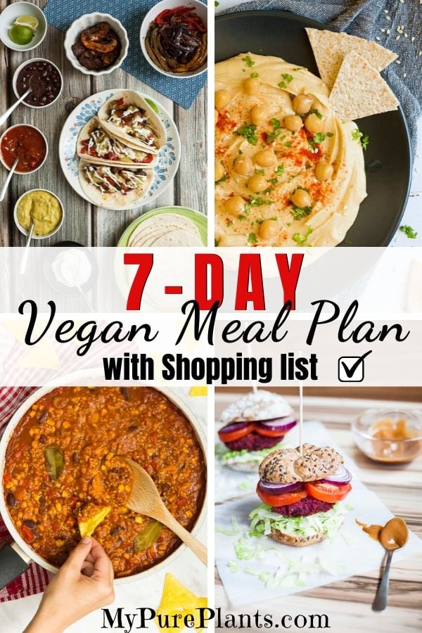 Free 7-day Easy Vegan Meal Plan! • It Doesn't Taste Like Chicken