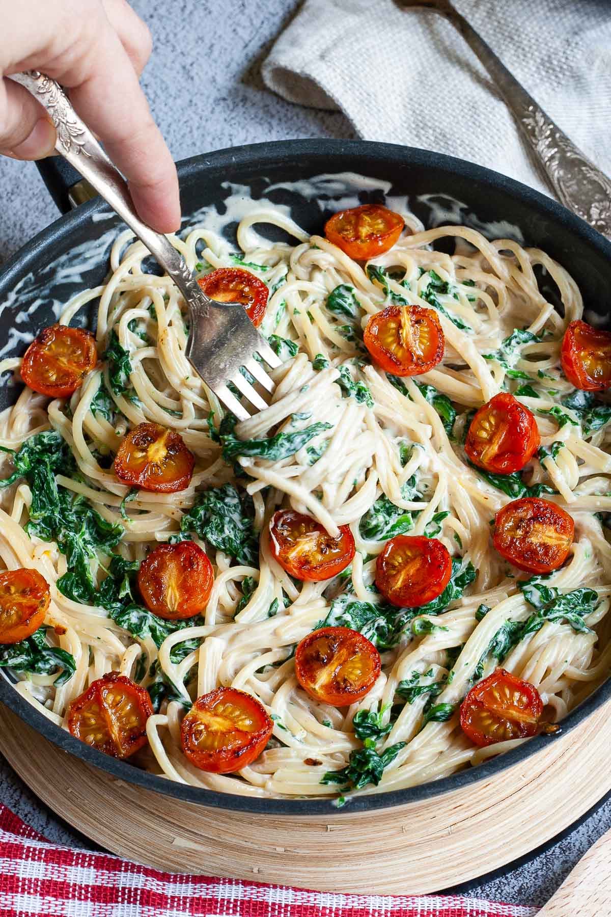 Vegan Miso Pasta with Peas - Cheap And Cheerful Cooking