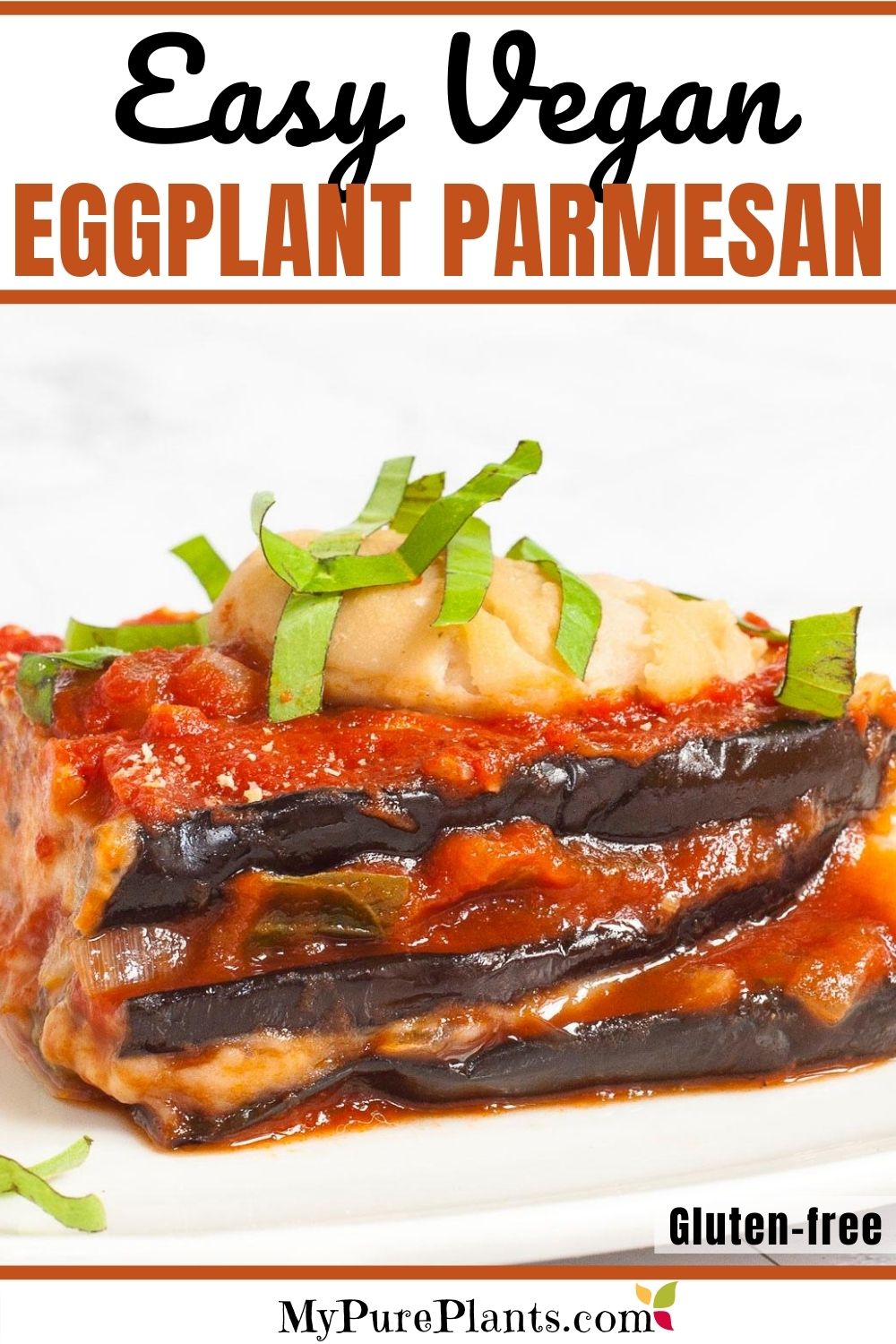 Lighter Vegan Eggplant Parmesan (No breadcrumbs!) My Pure Plants