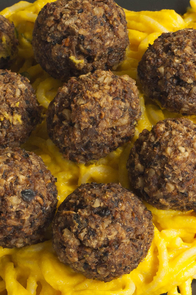 Vegan Mushroom Meatballs - My Pure Plants