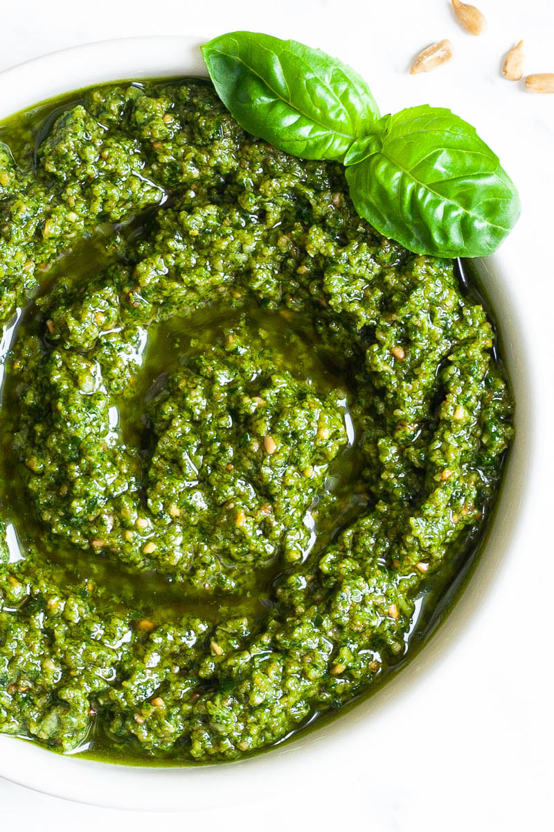 Vegan Spinach Pesto Nut free My Pure Plants