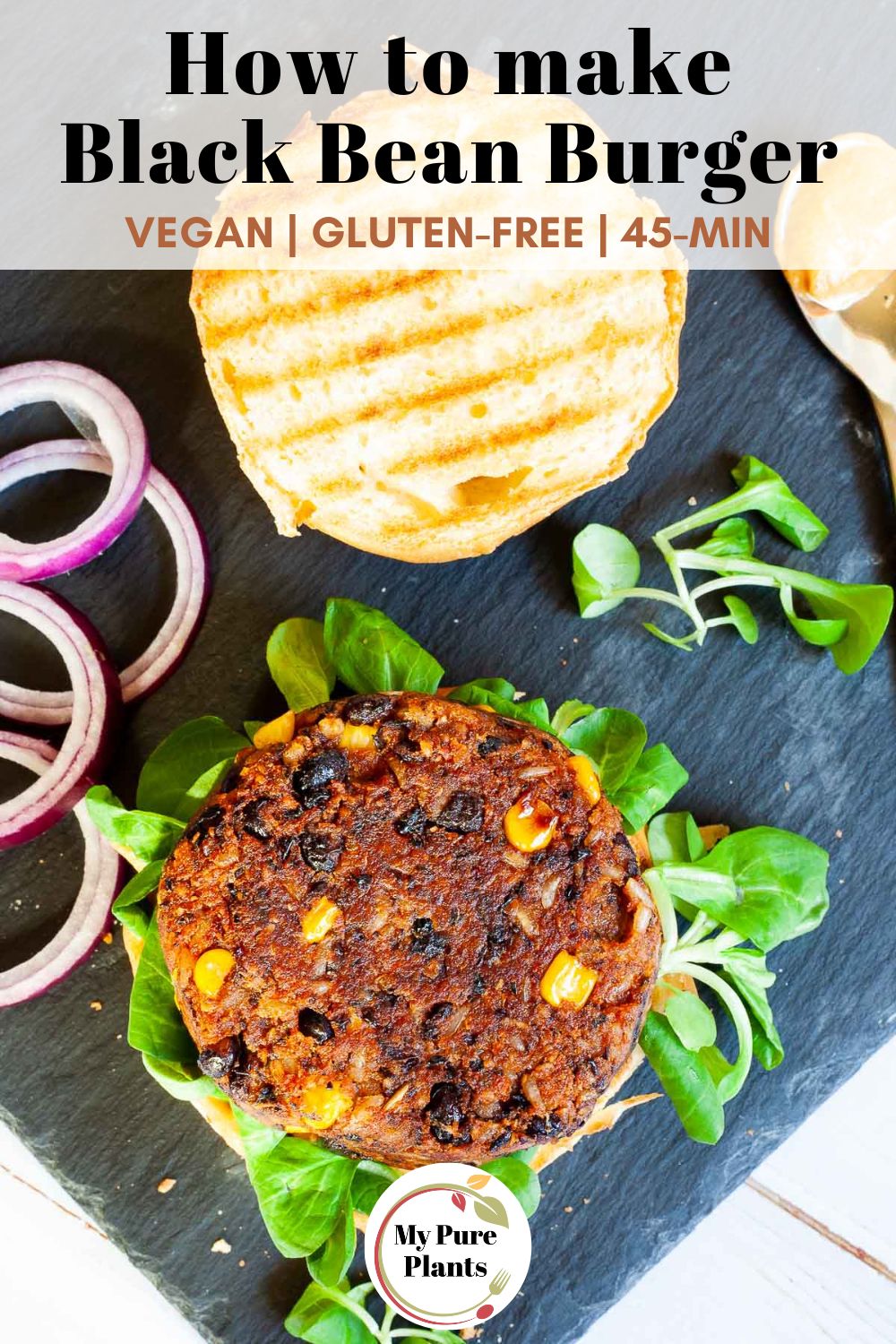 The Best Chipotle Black Bean Burger (MorningStar Copycat) - My Pure Plants