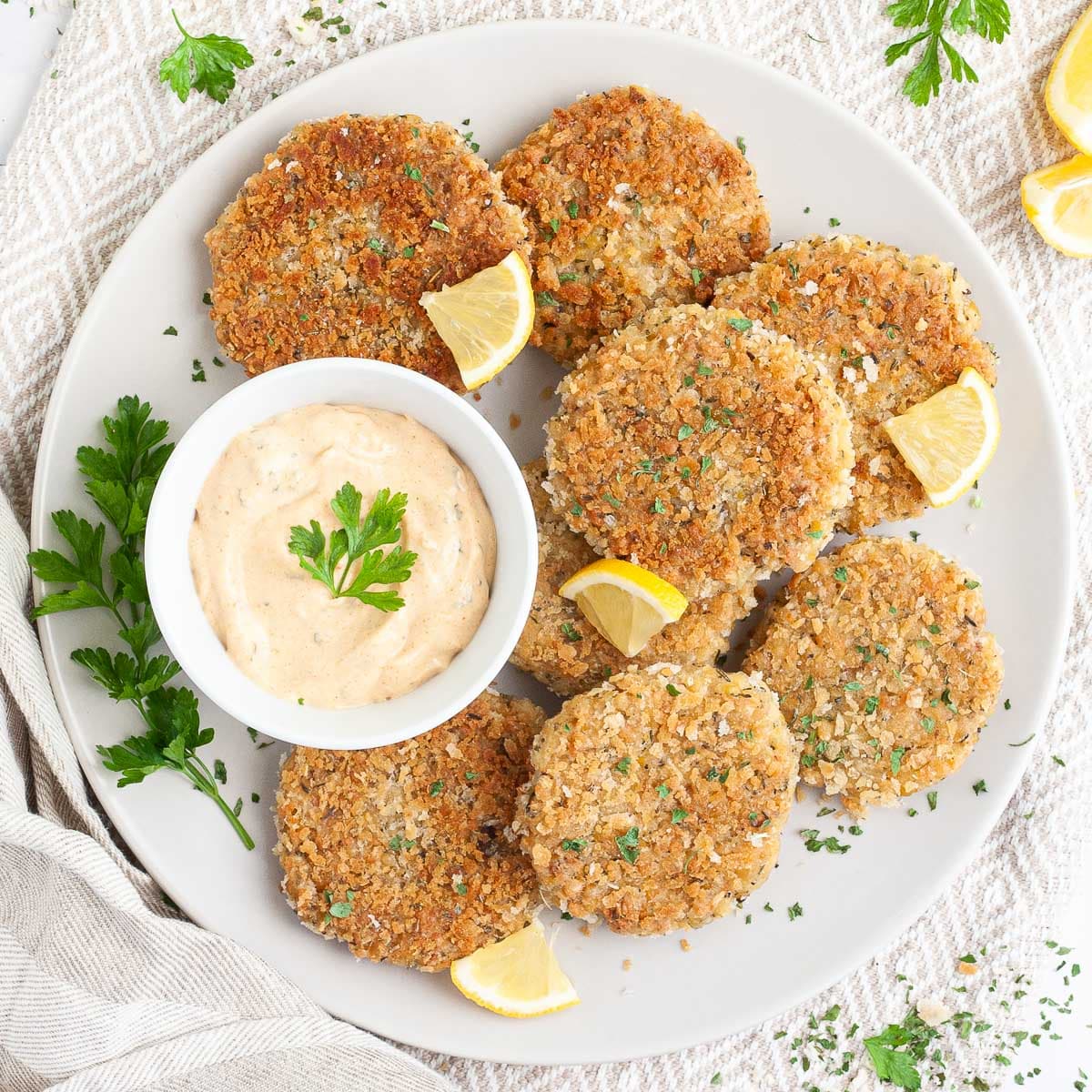 Crispy Vegan Chicken Patties (Gluten-free)-image