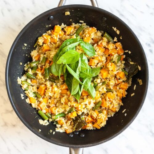 Green Frief Rice Thai Green Curry Fried Rice - My Pure Plants