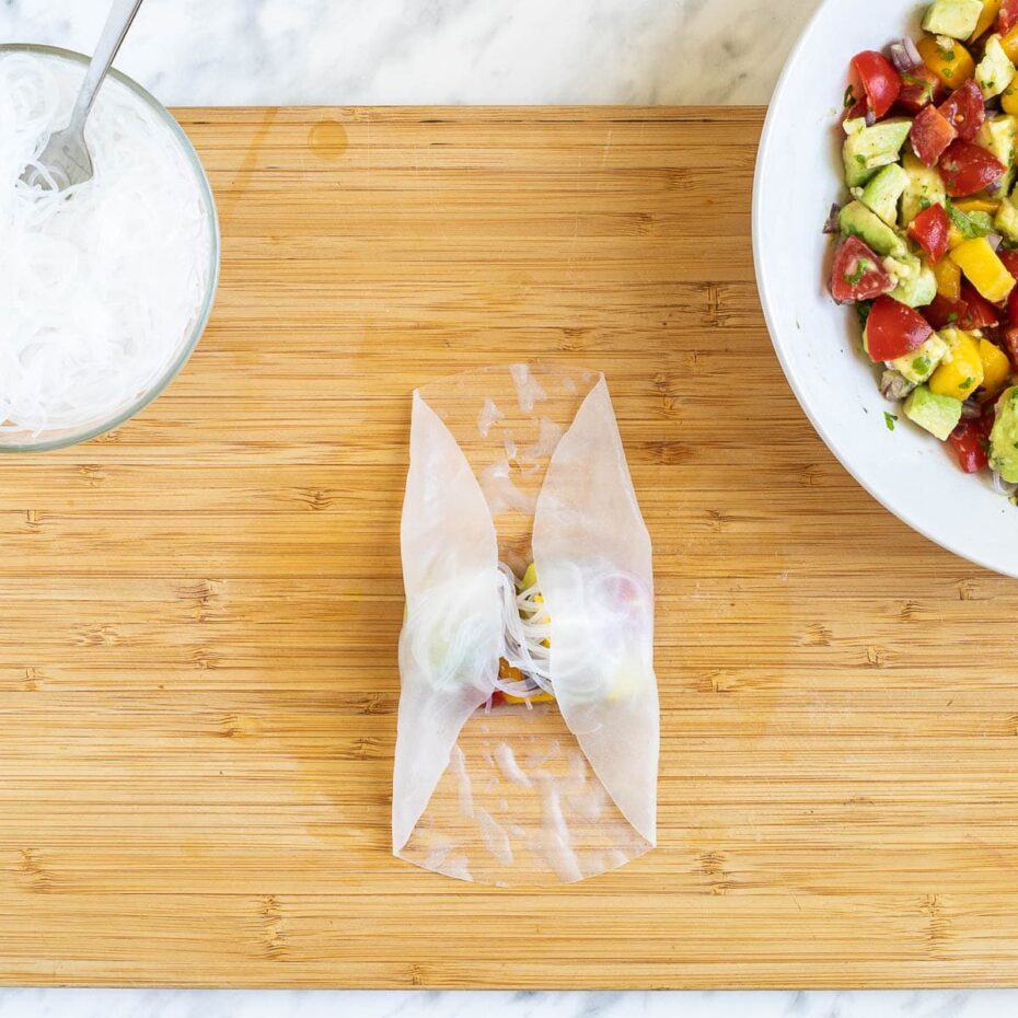 Avocado Spring Rolls - My Pure Plants