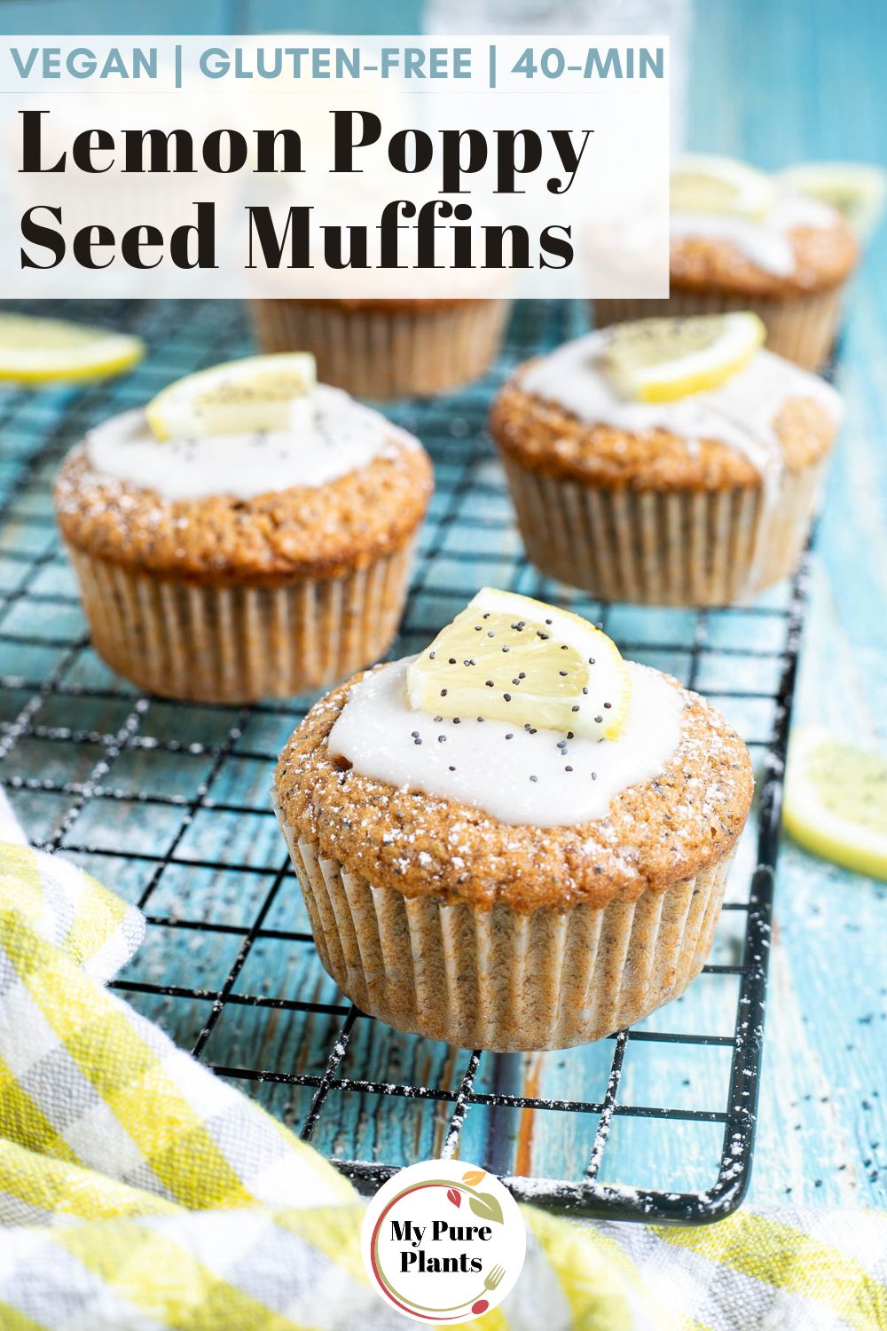 Vegan Lemon Poppy Seed Muffins My Pure Plants